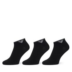 Skarpety krótkie EA7 Emporio Armani. Czarne skarpety damskie EA7 Emporio Armani, bez wzorów. Za 114.99 zł.
