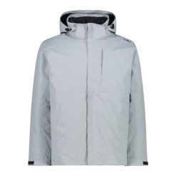 Kurtka z kapturem 3 w 1 CMP. Czarne kurtki męskie CMP, bez wzorów, sportowe, z kapturem. Za 691.30 zł.