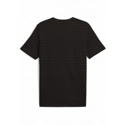 Koszulka Essentials Elevated Structured PUMA Black. Czarne buty sportowe męskie Puma, s, bez wzorów, bez kołnierzyka, bez ramiączek, na fitness i siłownię. W wyprzedaży za 94.00 zł.
