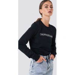 Calvin Klein Bluza Institutional Logo - Black. Bluzy damskie marki Calvin Klein. Za 364.95 zł.