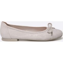 Caprice - Baleriny. Szare baleriny damskie Caprice, z materiału. W wyprzedaży za 119.90 zł.