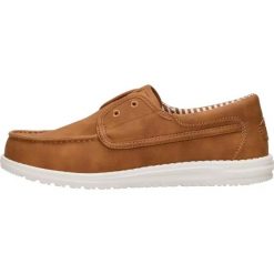 HeyDude Męskie Mokasyny Wally Cru Classic. Białe mokasyny męskie Hey dude, z materiału. Za 249.00 zł.