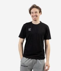 Męska koszulka Givova Cotone czarna 2XL. Czarne koszulki sportowe męskie Givova, na zimę, l, bez wzorów, z bawełny, bez kołnierzyka, bez ramiączek. Za 69.03 zł.