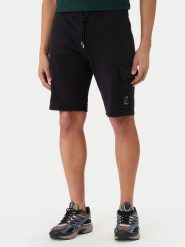 C.P. Company Szorty sportowe RCCMSB704A002246G Czarny Regular Fit. Czarne krótkie spodenki sportowe męskie C.P. Company, m, bez wzorów, z bawełny. Za 809.99 zł.