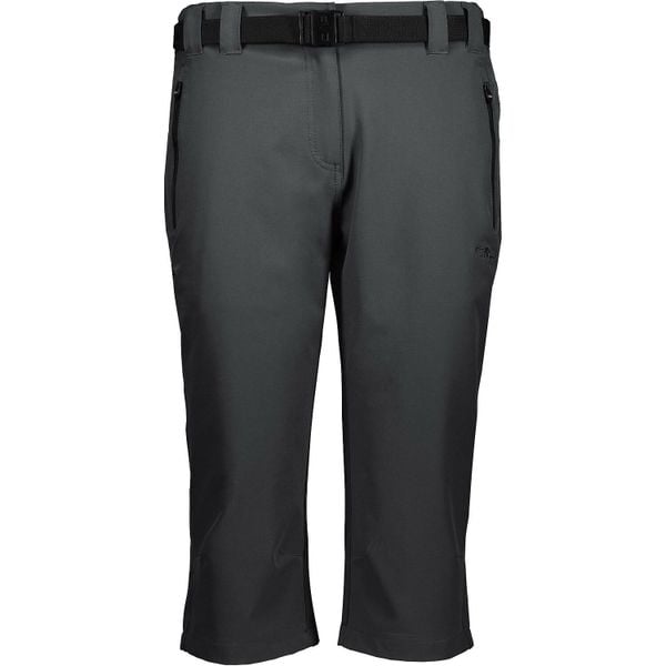 Spodnie damskie CMP Capri. Czarne spodnie materiałowe damskie CMP, bez wzorów, z materiału. Za 212.00 zł.