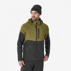 Bluza narciarska męska Wedze 900 softshell. Kurtki sportowe męskie WED'ZE, na zimę, m, bez wzorów, ze skóry, narciarskie. Za 259.99 zł.