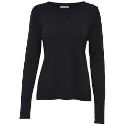 ONLY Damski sweter Dina L / S Pullover Knt Noos Black (rozmiar XS). Czarne swetry damskie Only, l, bez wzorów, bez kołnierzyka, bez ramiączek, bez kaptura. W wyprzedaży za 66.00 zł.