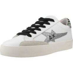 Buty SUN68 KATY LEATHER Biały. Białe obuwie sportowe damskie SUN68, bez wzorów, ze skóry, na fitness i siłownię. Za 396.99 zł.