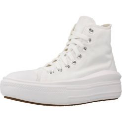 Trampki Converse Chuck Taylor All Star Move Hi, Dla obu płci. Białe obuwie sportowe damskie Converse, bez wzorów, retro, bez zapięcia. Za 490.00 zł.
