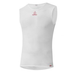 Tank top Löffler Transtex® Light+. Białe buty sportowe męskie LOFFLER, l, bez wzorów, bez kołnierzyka, bez ramiączek, rowerowe. Za 304.00 zł.