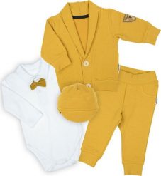 NICOL Komplet zestaw do chrztu dla chłopca Nicol Mix body,spodnie,bluza,czapka 74. Bluzy dla chłopców NICOL, bez wzorów, z dresówki, bez ramiączek, bez kaptura. Za 154.99 zł.
