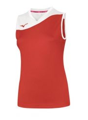 Koszulka damska Mizuno Authentic Myou. Białe koszulki sportowe damskie Mizuno, m, bez wzorów, z poliesteru, bez kołnierzyka, bez ramiączek, na fitness i siłownię. Za 171.00 zł.