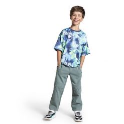 Spodnie sportowe dla dzieci Lemon Explore WL5 Slim Fit. Zielone spodnie sportowe dla chłopców LEMON explore, bez wzorów, z bawełny, sportowe. Za 99.90 zł.