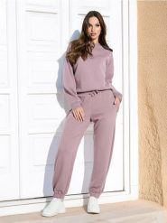 Spodnie dresowe - fioletowy. Fioletowe spodnie dresowe damskie Sinsay, l, bez wzorów, z dresówki. Za 25.99 zł.