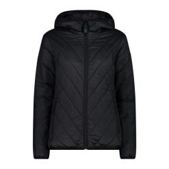 Kurtka damska turystyczna CMP 34K0306. Czarne kurtki damskie CMP, s, bez wzorów, bez kaptura, trekkingowe. Za 508.50 zł.