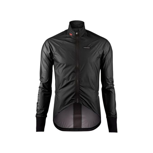 Kurtka wodoodporna Etxeondo Ura. Czarne kurtki męskie ETXEONDO, bez wzorów, sportowe, bez kaptura. Za 1,273.00 zł.