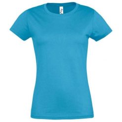 Koszulka Imperial Dla Kobiet. Niebieskie koszulki sportowe damskie SOL'S, s, bez wzorów, bez kołnierzyka, bez ramiączek, trekkingowe. Za 38.99 zł.