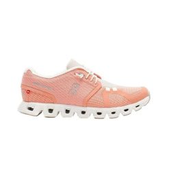 Buty do biegania Kobieta On Running Cloud 5 róża. Czerwone obuwie sportowe damskie On Running, bez wzorów, z materiału, do biegania. Za 929.00 zł.