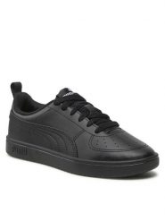Puma Sneakersy Rickie Jr 384311 02 Czarny. Czarne buty sportowe dziewczęce Puma, bez wzorów, ze skóry, bez zapięcia. Za 179.99 zł.