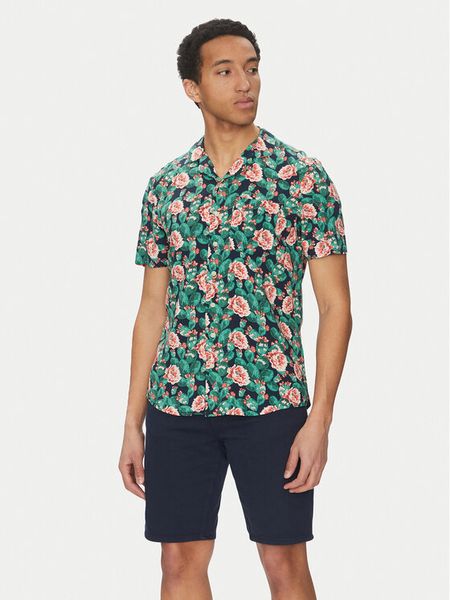 Blend Koszula 20718226 Zielony Regular Fit. Zielone koszule męskie Blend, m, bez wzorów, z wiskozy, bez kołnierzyka, bez ramiączek. Za 89.99 zł.