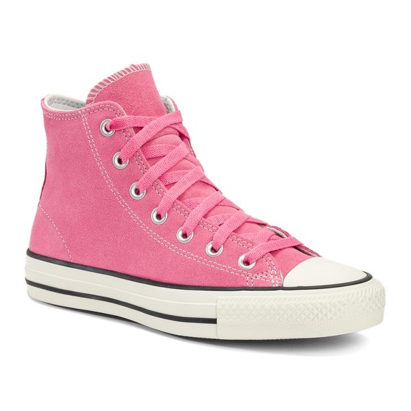 Trampki Converse Chuck Taylor All Star Pro Suede Hi oops. Czerwone trampki i tenisówki damskie Converse, bez wzorów, retro, bez zapięcia. Za 309.99 zł.