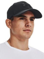 Under Armour Czapka z daszkiem Men's UA Blitzing 1376700-002 Czarny. Czarne rękawiczki męskie Under Armour, bez wzorów, z materiału. Za 69.99 zł.