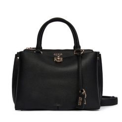 Torebka Guess. Czarne torebki do ręki damskie Guess, z aplikacjami, bez dodatków. Za 749.99 zł.