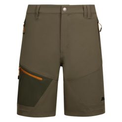 Męskie Spodenki Daars Casual Shorts. Zielone krótkie spodenki sportowe męskie Trespass, m, bez wzorów, trekkingowe. Za 203.99 zł.