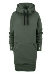 Bluza sportowa z kapturem damska DEEP TRIP Luzak. Zielone bluzy sportowe damskie DEEP TRIP, l, bez wzorów, z bawełny, z kapturem. Za 369.00 zł.
