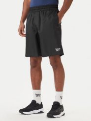 Reebok Szorty sportowe Brennan RK25563CCM Czarny Regular Fit. Czarne krótkie spodenki sportowe męskie Reebok, l, bez wzorów, z syntetyku. Za 129.99 zł.