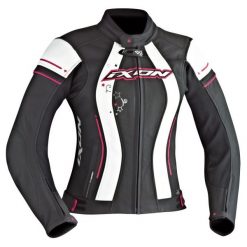 Kurtka skóra naturalna IXON ALCYONE CE kolor biały/czarny/różowy, rozmiar XS. Kurtki damskie marki IXON. Za 1,799.00 zł.
