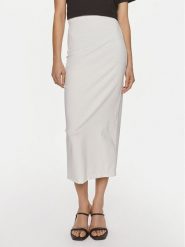 ViCOLO Spódnica ołówkowa TB0030 Écru Slim Fit. Spódnice damskie ViCOLO, m, bez wzorów, z bawełny, ołówkowe. Za 129.99 zł.