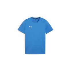 Koszulka sportowa męska Puma Team Goal. Niebieskie koszulki sportowe męskie Puma, m, bez wzorów, z bawełny, bez kołnierzyka, bez ramiączek. Za 72.00 zł.