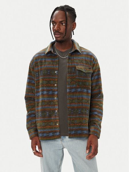 Billabong Polar EBYPF03014 Zielony ciemny Regular Fit. Zielone bluzy męskie Billabong, m, bez wzorów, z polaru, bez kaptura. Za 349.99 zł.