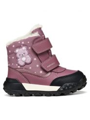 Geox Śniegowce B Trekkyup Girl B Abx B666MA 054FU C8007 M Różowy. Czerwone buty zimowe dziewczęce Geox, bez wzorów, z materiału, bez zapięcia. Za 319.99 zł.
