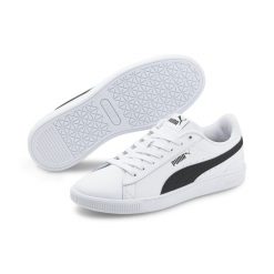 Buty do chodzenia damskie Puma Vikky V3 Lthr. Białe obuwie sportowe damskie Puma, bez wzorów, z materiału, trekkingowe, Puma Vikky. Za 209.00 zł.