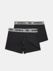 Bokserki Classic 2 pack Umbro - wielobarwny. Brązowe bokserki męskie Sinsay, l, bez wzorów. Za 39.99 zł.