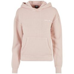 Bluza Z Haftowanym Logo Frotte Dla Kobiet. Czerwone bluzy damskie Urban Classics, s, bez wzorów, bez kaptura. Za 222.99 zł.