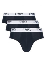 Emporio Armani Underwear Komplet slipów EM000258 AF14131 MB139 Granatowy. Niebieskie slipki męskie Emporio Armani Underwear, m, bez wzorów, z bawełny. Za 179.99 zł.