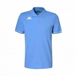 Polo Kappa Barli. Białe koszulki polo męskie Kappa, m, bez wzorów, z bawełny, bez kołnierzyka, bez ramiączek. Za 188.00 zł.