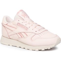 Buty Reebok - Cl Lthr DV8432 Pale Pink/Paperwhite/Chlk. Czerwone obuwie sportowe damskie Reebok, bez wzorów, z materiału, bez obcasa, na płaskiej podeszwie, bez zapięcia. Za 379.00 zł.