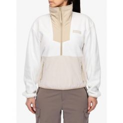 Bluza polarowa damska Columbia Sequoia Grove Half Zip Fleece. Brązowe bluzy damskie Columbia, bez wzorów, z polaru, bez kaptura, trekkingowe. Za 263.99 zł.