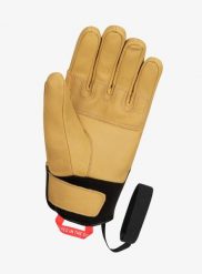 Rękawiczki damskie Salewa Ortles AM Leather Gloves. Czarne rękawiczki damskie Salewa, na zimę, bez wzorów, z neoprenu. Za 429.55 zł.