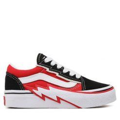 Vans. Czerwone trampki i tenisówki damskie Vans, bez wzorów, bez zapięcia. Za 259.99 zł.