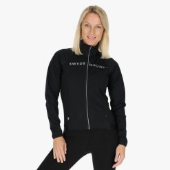 Kurtka rowerowa kobieca Swedemount Giro 3L Jacket szybkoschnąca. Czarne kurtki damskie SWEDEMOUNT, l, bez wzorów, z tkaniny, bez kaptura, na fitness i siłownię. Za 499.99 zł.