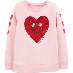 Bluza w kolorze jasnoróżowym. Bluzy dla dziewczynek marki Carter´s. W wyprzedaży za 72.95 zł.
