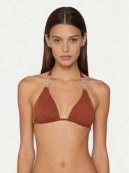 Guess Góra od bikini E6GJ41 KG272 Brązowy. Brązowe bikini damskie Guess, m, z aplikacjami. Za 299.99 zł.