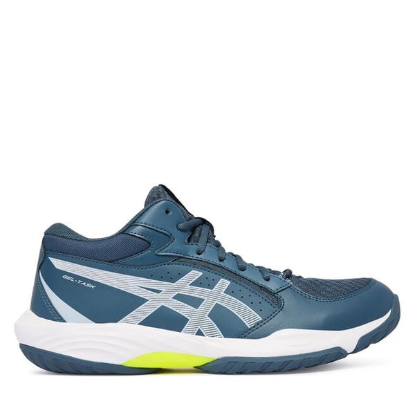 Buty halowe Asics. Niebieskie buty sportowe męskie Asics, bez zapięcia. Za 331.99 zł.