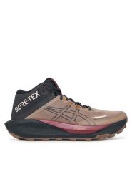 Asics Buty do biegania Gel-Trabuco Mt Gtx 1011C085 Beżowy ciemny. Brązowe buty sportowe męskie Asics, z meshu, bez zapięcia, do biegania. Za 889.99 zł.