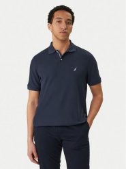 Nautica Polo Cabin NCCR0110 Granatowy Classic Fit. Niebieskie koszulki polo męskie Nautica, l, bez wzorów, z bawełny, bez ramiączek. Za 129.99 zł.